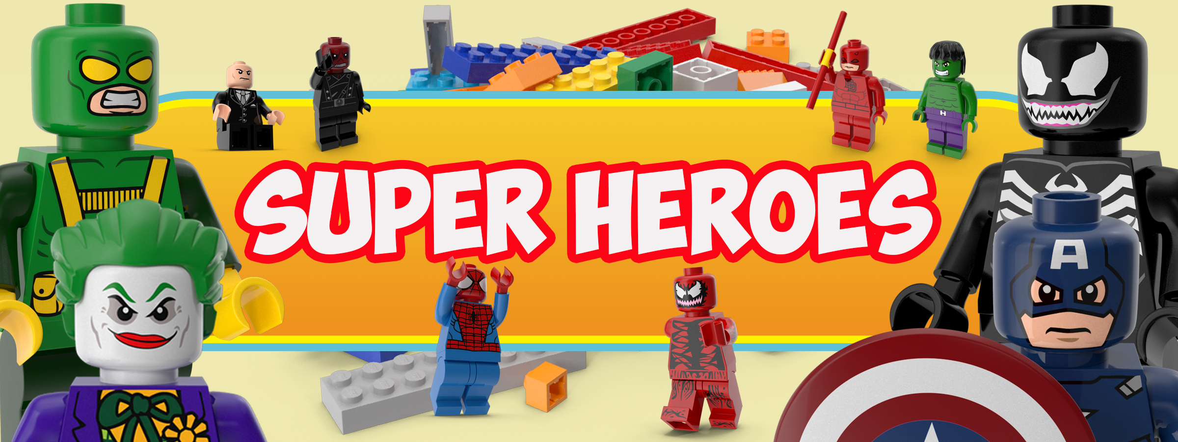 Banner Super Heroes
