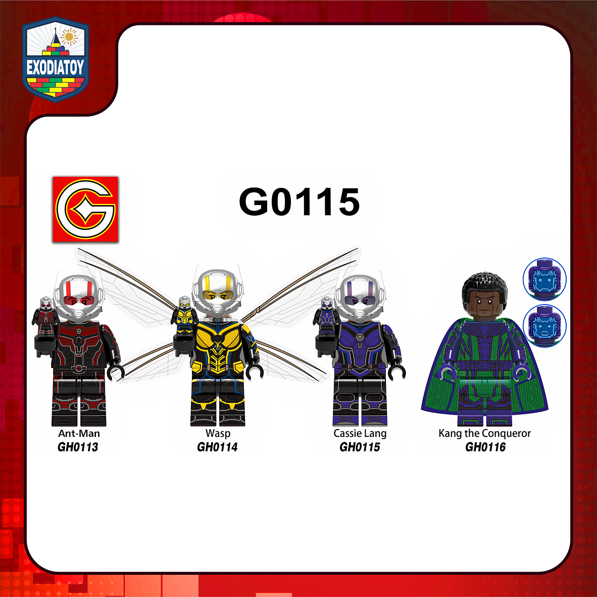 Minifigure Siêu anh hùng Người Kiến và Chiến binh Ong: Thế giới Lượng tử - XINH G0115