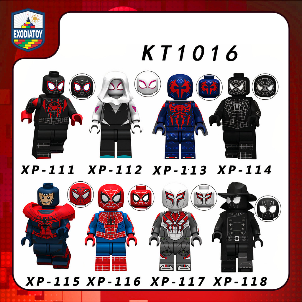 [CÓ SẴN] Mô hình nhỏ Nhân vật Siêu anh hùng Spider Man Người Nhện : Vũ Trụ Mới - KORUIT KT1016