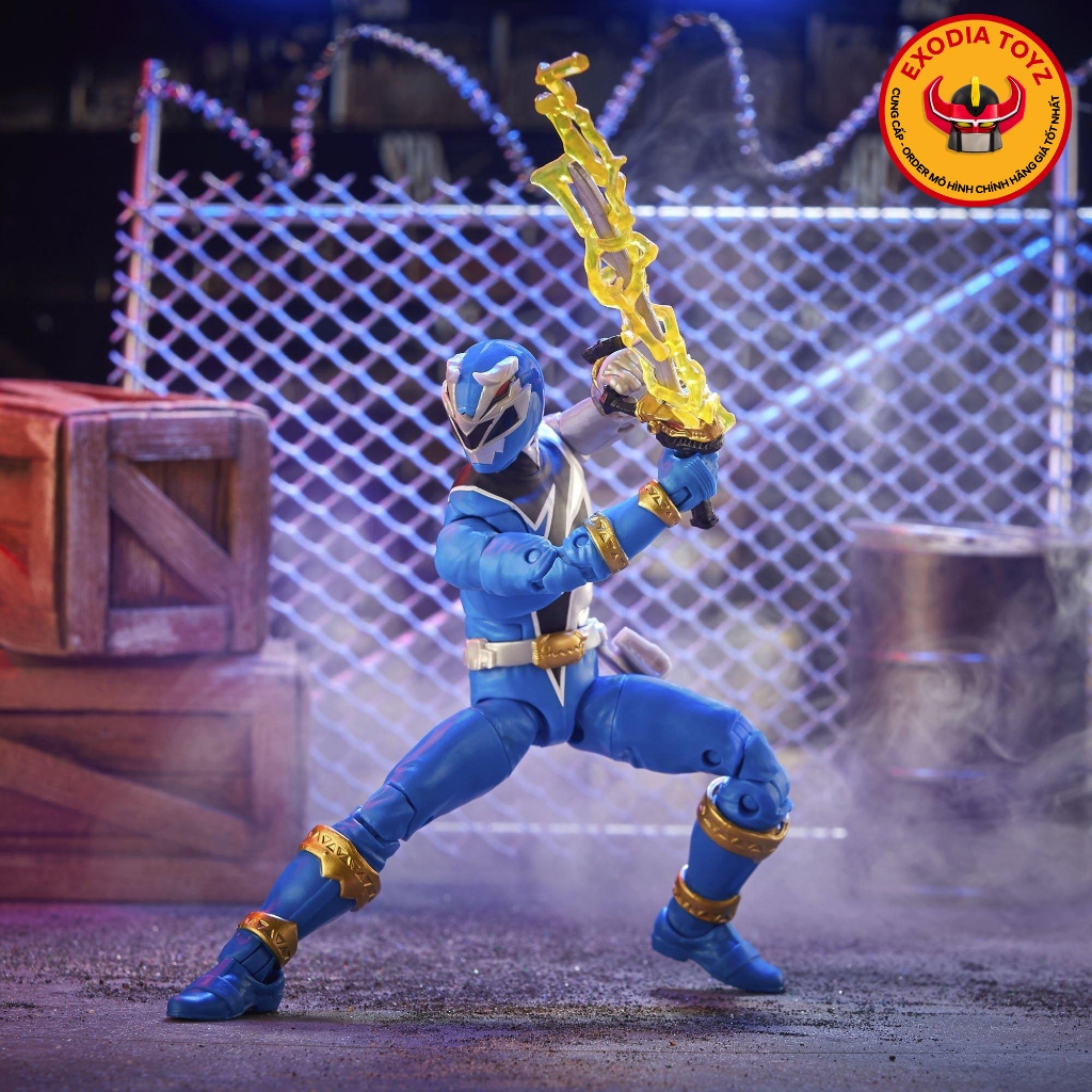 [CÓ SẴN] Mô hình Power Rangers Lightning Collection Dino Fury Blue Ranger Figure - Chính hãng Hasbro SEALEAS 100%