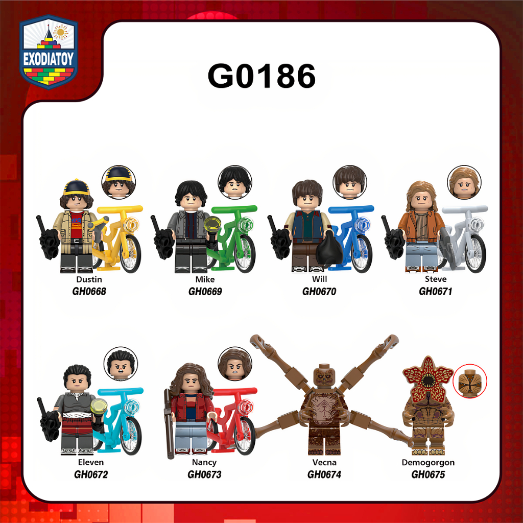 Mô hình nhỏ Nhân vật Series phim Netflix Stranger Things 5 : Cậu bé mất tích - XINH G0186