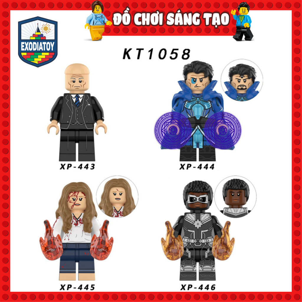 Mô hình nhỏ Nhân vật Hội Illuminati và Dr Strange trong Đa Vũ trụ hỗn loạn- KORUIT KT1058