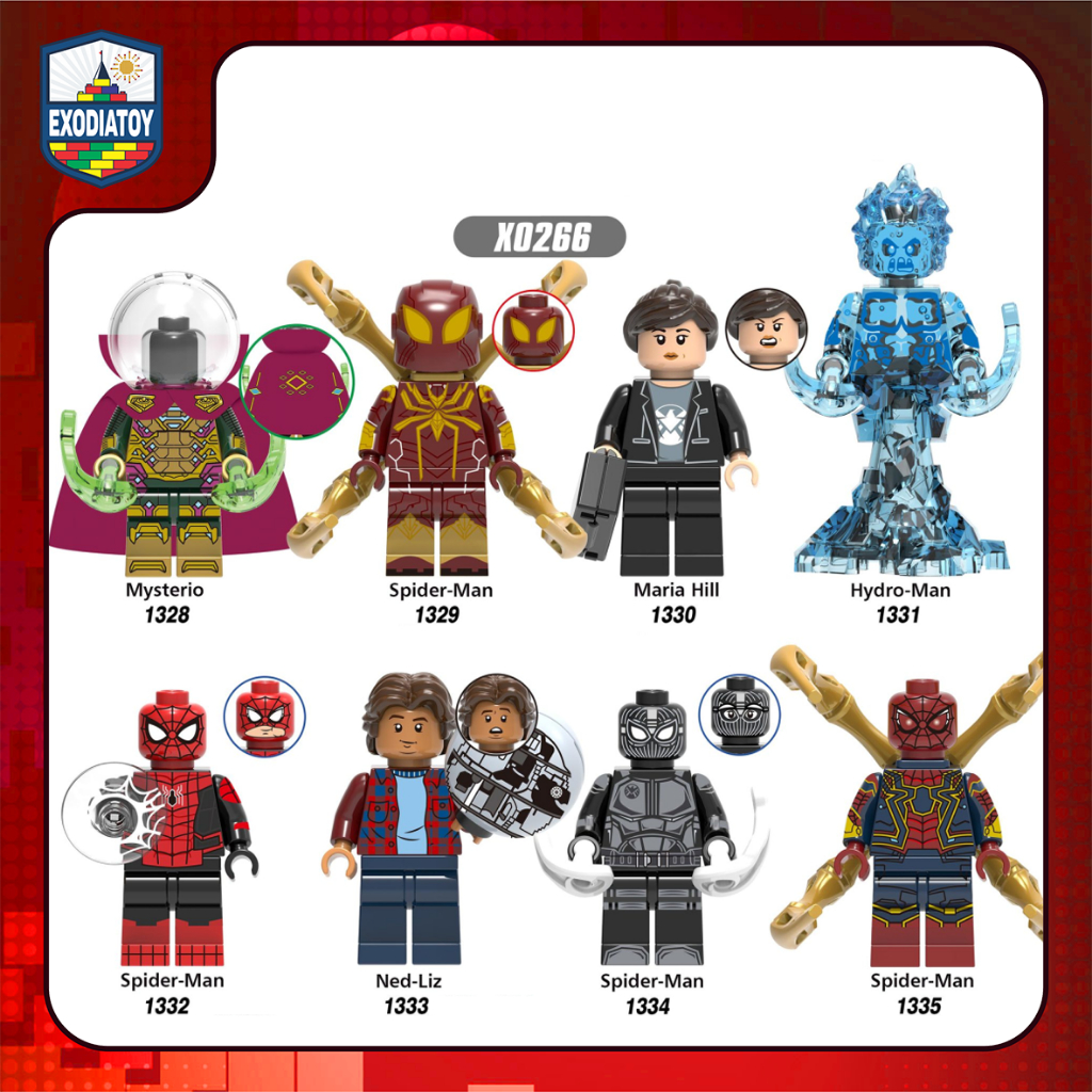 Mô hình Nhân vật Siêu anh hùng Spider-Man Far From Home : Người Nhện Xa Nhà - XINH X0266