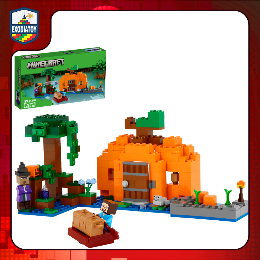 Mô hình đồ chơi Thế Giới My World Nông Trại Bí Ngô : The Pumpkin Farm - BELA 31248
