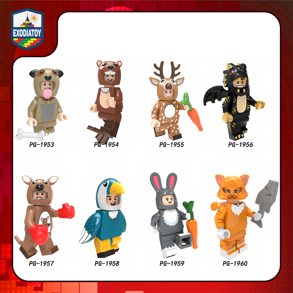 Mô hình nhỏ Nhân vật hóa trang ngộ nghĩnh - Đồ Chơi Sáng Tạo - POGO PG8223