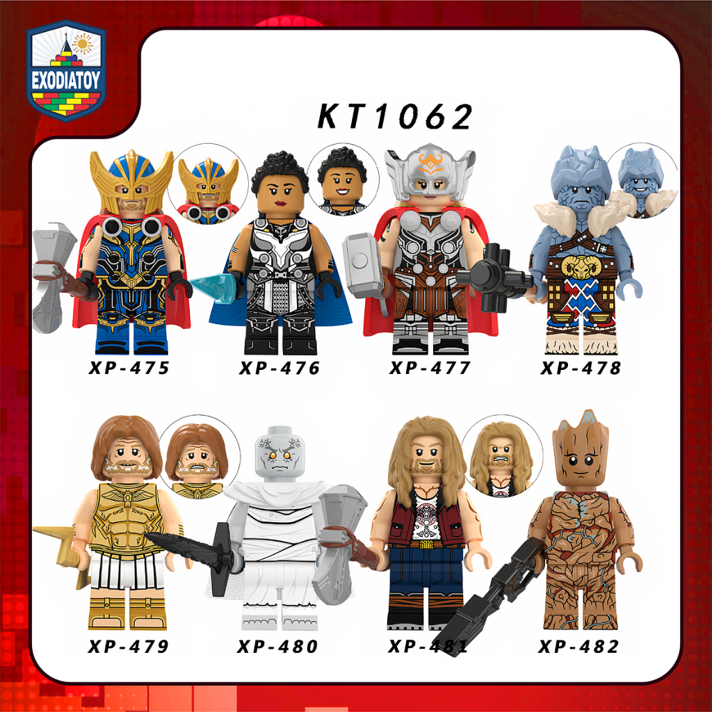 Mô hình nhỏ Nhân vật Siêu anh hùng Thor: Love and Thunder - KORUIT KT1062