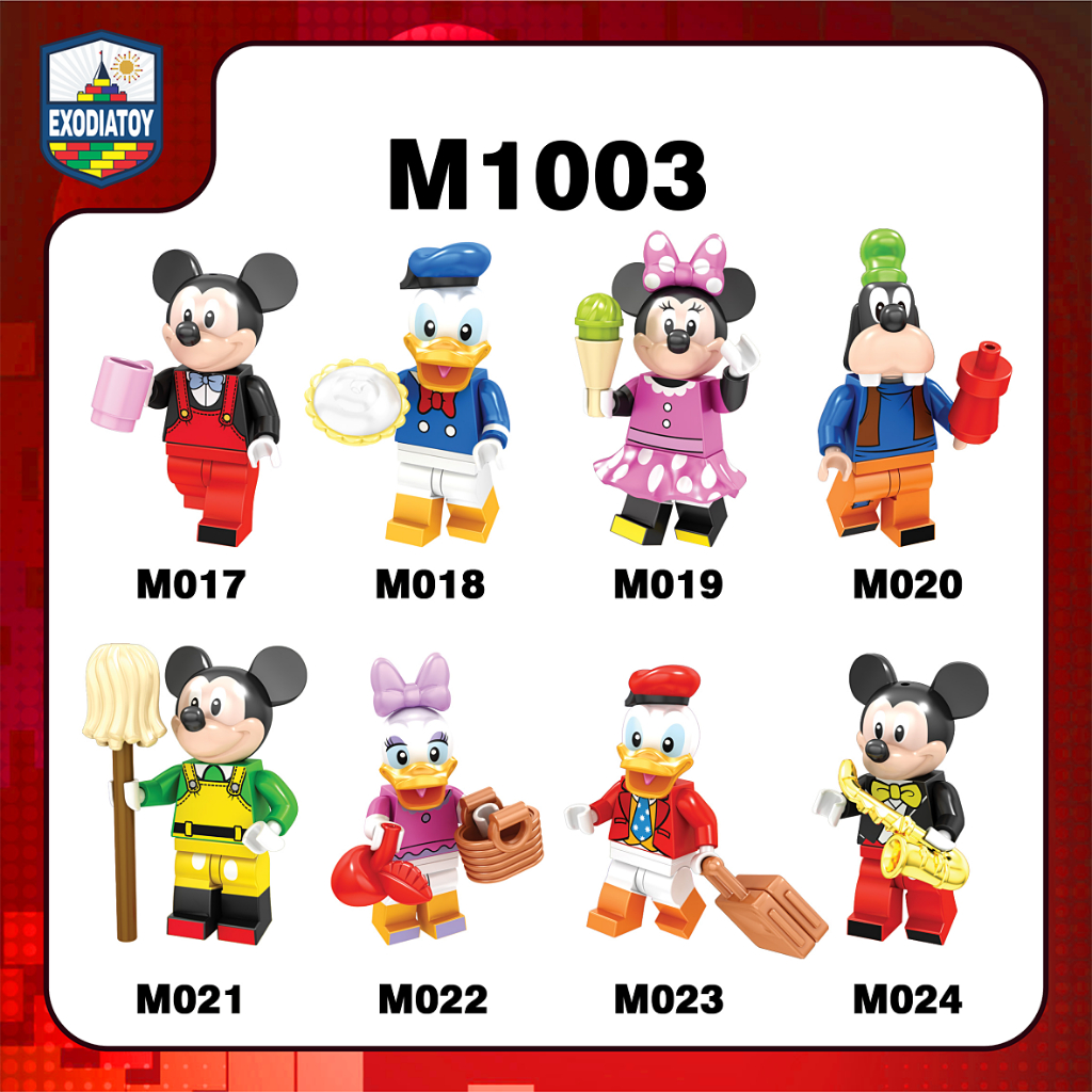 Mô hình nhỏ Nhân vật trong phim hoạt hình Disney Chuột Mickey và những người bạn - M1003