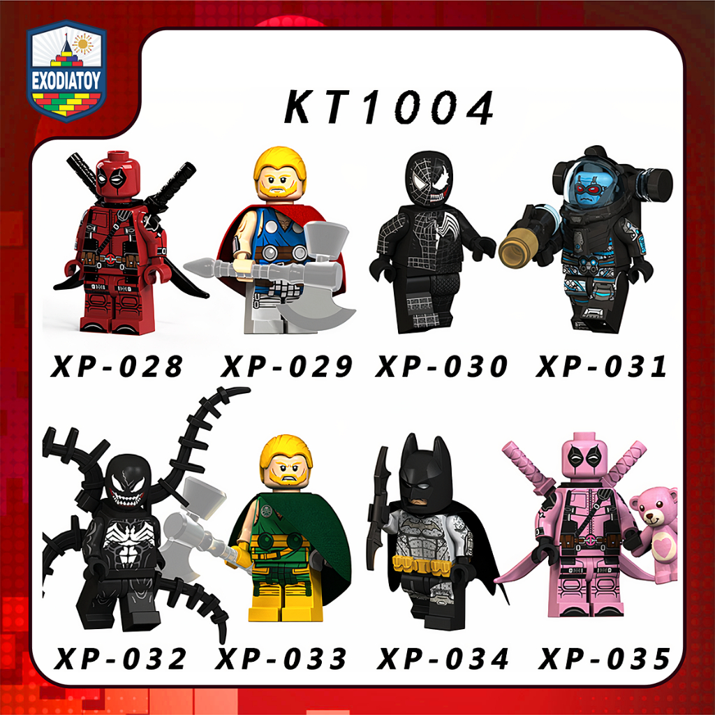 Mô hinh Nhân vật Siêu anh hùng vũ trụ Marvel và DC Comics - Đồ Chơi Sáng Tạo - KORUIT KT1004