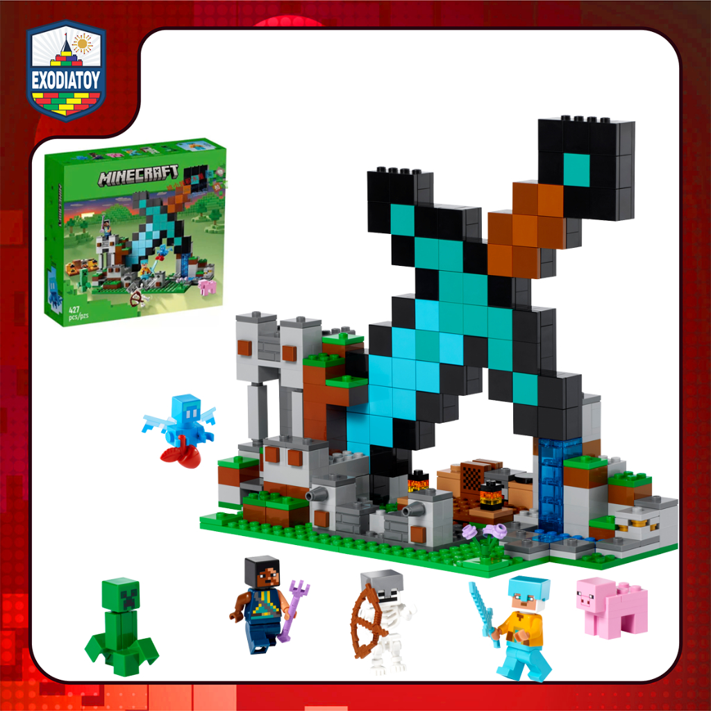 Mô hình đồ chơi My World Tiền Đồn Cất Giữ Kiếm Kim Cương : The Sword Outpost - ZIMO 23004