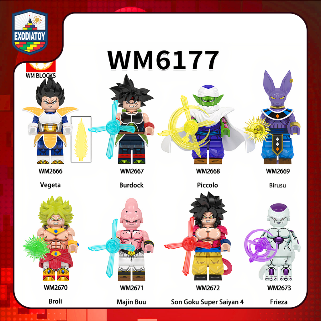 Mô hình nhỏ Nhân vật truyện manga Dragon Ball : 7 viên ngọc rồng - Đồ Chơi Sáng Tạo - WM6177