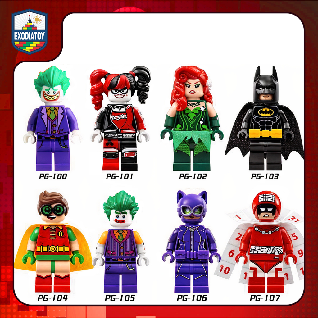 Mô hình đồ chơi Siêu anh hùng DC Comics Nhân vật Người Dơi và Kẻ phản diện - POGO PG8032