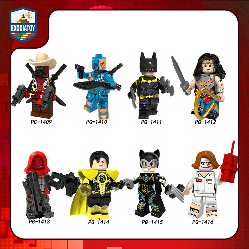 Mô hình Nhân vật siêu anh hùng và phản diện vũ trụ DC Comics - Đồ Chơi Sáng Tạo - POGO PG8158