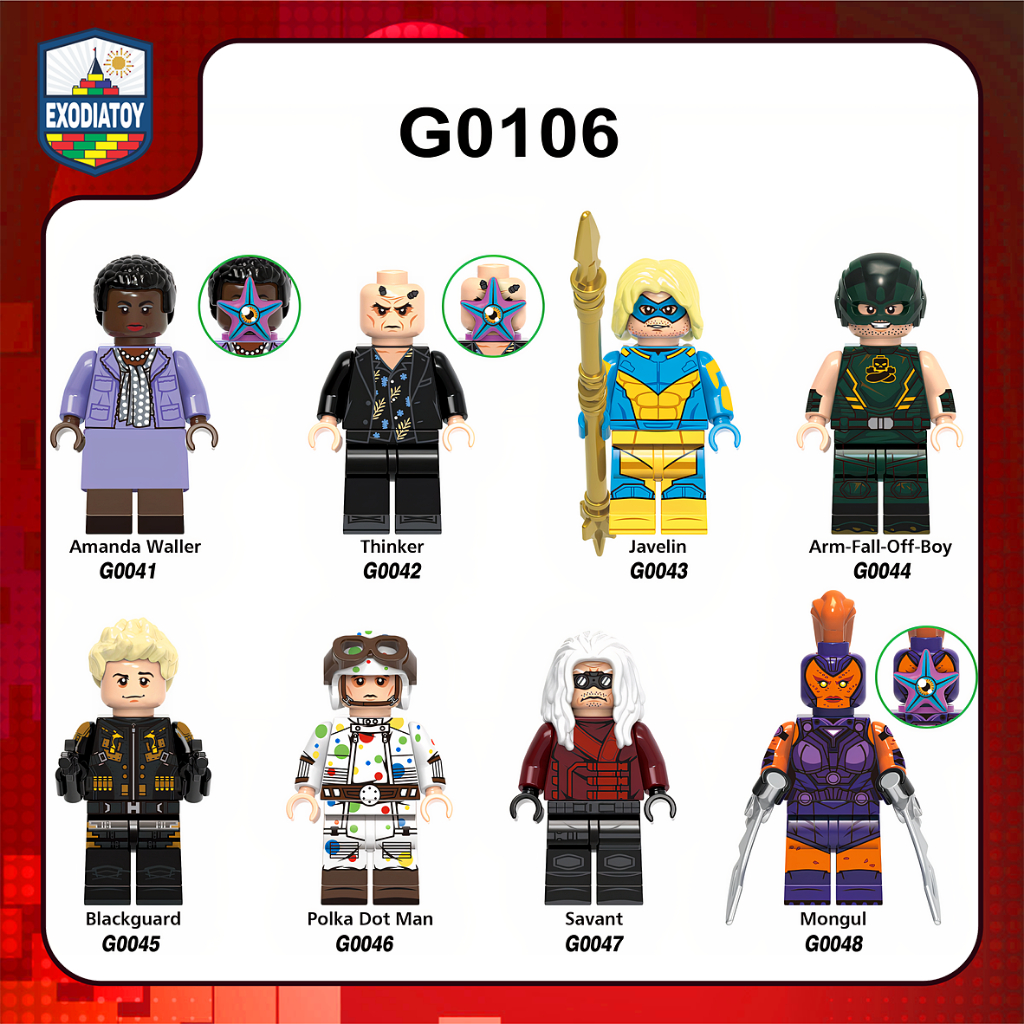 Mô hình nhỏ DC Comics Nhân vật The Suicide Squad 2: Điệp vụ cảm tử - Đồ Chơi Sáng Tạo - XINH G0106