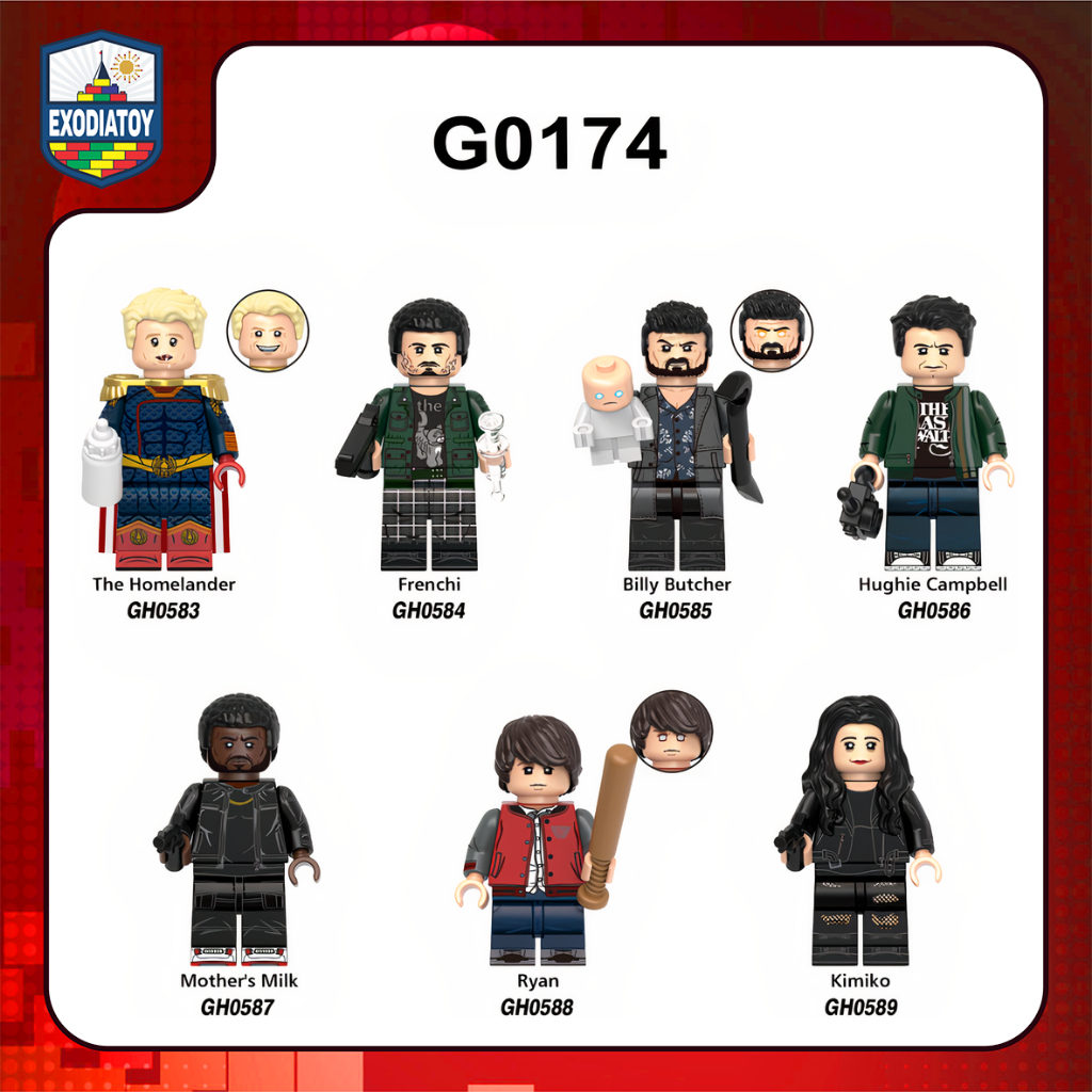 Mô hình nhỏ Nhân vật Series truyền hình Siêu Anh hùng phá hoại The Boys - XINH G0174