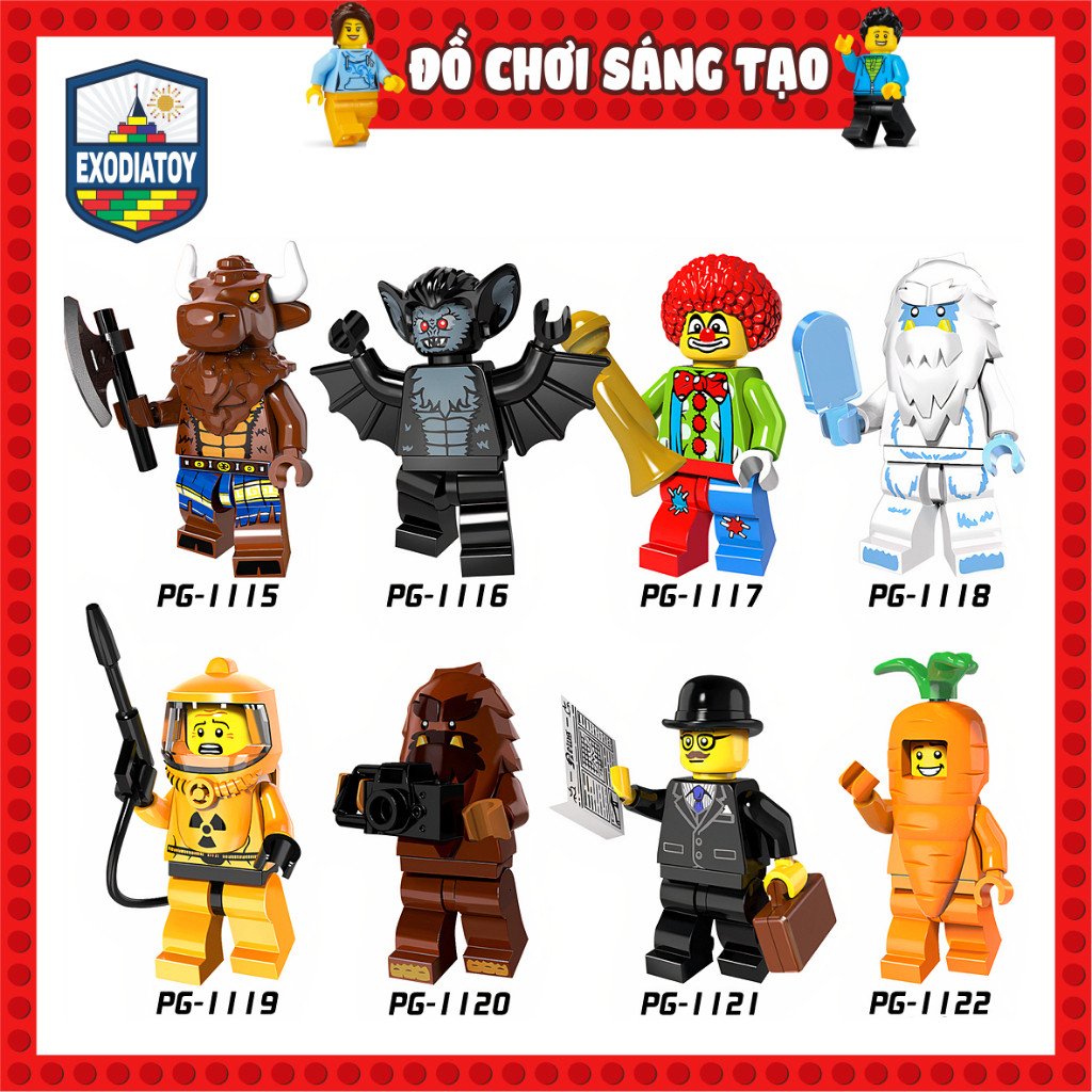 Mô hình nhỏ nhân vật hoạt hình ngộ nghĩnh và quái vật - Đồ Chơi Sáng Tạo - POGO PG8087